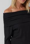 Топ s.Oliver BLACK LABEL STRUKTURIERTES OFF-SHOULDER IM SLIM FIT, Schwarz/Black - фото 4