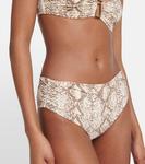 Плавки бикини Bel Air со змеиным принтом MELISSA ODABASH, бежевый - фото 4