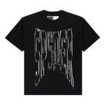 Футболка Sp5der Diffused Collegiate T-Shirt 'Black' - фото