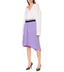 Юбка миди со складками Balenciaga, Lilac - фото 2