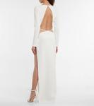 Креповое платье с вырезом Mônot, белый - фото 3