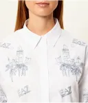 Рубашка relaxed fit Ea7, белый - фото 4