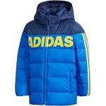 Детская пуховая куртка Adidas, синий - фото 4