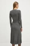 Платье с добавлением шерсти Morgan, серый - фото 3