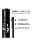 Тушь для ресниц Diorshow Overvolume DIOR, Black - фото 6