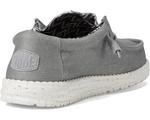 Лоферы Hey Dude Wally Stretch Canvas, серый - фото 5