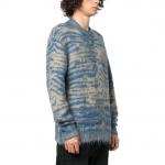 Acne Studios Свитер мужской синий желтый - фото 5