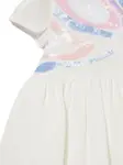Платье с декором Marmo PUCCI Junior, белый - фото 3