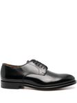 Doucal's дерби на шнуровке, черный - фото