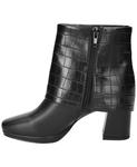 Женские ботильоны Sutton Square Toe Easy Street, Black Croco - фото 7