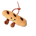 Плюшевый кулон круассан 6 см Ha Jie Bret - фото 4