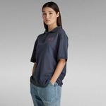 Поло с коротким рукавом G-Star Mesh Loose, синий - фото 3