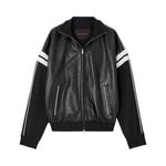 Куртка Wales Bonner Nomad Leather Jacket 'Black' - фото