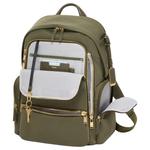 TUMI Нейлоновый рюкзак унисекс оливкового цвета - фото 2