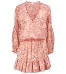 Мини-платье Илоны с цветочным принтом Poupette St Barth, Pink Biot - фото