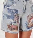 Джинсовые шорты inidana Regular fit Desigual, синий - фото 4