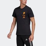 Футбольная майка мужская черная Adidas, черный - фото 5