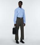 Широкие брюки Prada, Ardesia - фото 2