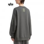 Свитшот мужской Alpha Industries, серый - фото 5