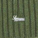 Кашемировая шапка Supreme Stripe Оливковый - фото 3