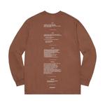 Футболка Supreme x The Crow Long-Sleeve Tee Brown, коричневый - фото 2