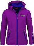 Куртка софтшелл Trollkids Oslofjord, цвет Lila/Blau - фото