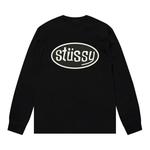 Футболка с длинными рукавами Stussy Pitstop, черная - фото 2