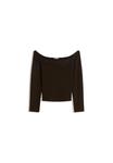 Джемпер Bershka Jumper, Dark Brown - фото 4