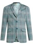 ETRO пиджак в клетку глен, синий - фото