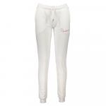 Белые хлопковые брюки Cavalli Class, белый - фото