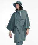 Водонепроницаемое, дышащее, водоотталкивающее дождевое пончо MTD Aigle, цвет Dark Green - фото 3