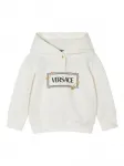 Худи с логотипом Versace Kids, белый - фото