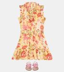 Платье трини Poupette St Barth Kids, желтый - фото 2