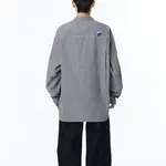 Тетрис-аппликация клетчатая рубашка ADER ERROR, черный - фото 6