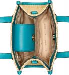 Женская мини-сумка GUESS Silvana 2 Comprtmnt., Teal Logo - фото 4