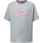 Футболка Lv с принтом LOUIS VUITTON, серый - фото