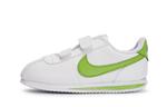 Кроссовки Cortez Basic SL для малышей Nike, белый/зеленый - фото