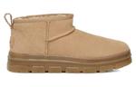 Угги (WMNS) UGG Classic Ultra Mini Clear Boot 'Mustard Seed' - фото 4