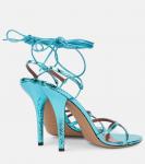 Кожаные сандалии Linda 105 Paris Texas, Turchese - фото 2