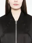Шелковый бомбер Co Collection, черный - фото 5