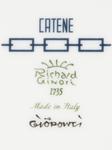 Блюдо 'Catene' ⌀ 40 см GINORI 1735, синий - фото 5