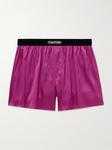 Боксеры из эластичного шелкового атласа TOM FORD, розовый - фото 3