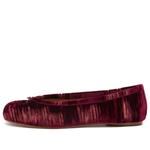 Бархатные балетки Tabi новые Maison Margiela, Cordovan Red - фото