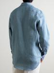 Льняная рубашка PAUL SMITH, синий - фото 4
