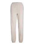 Брюки Jack & Jones Jogging Abbie Rel Every Brush High Waist, бежевый - фото