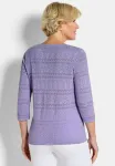Джемпер leichter mit ajourmuster Goldner, Lilac - фото 3
