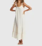 Платье макси Summers End в белой шапочке Billabong - фото