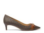 Туфли Michael Michael Kors Mandy Pump, Brown Logo Print - фото 3