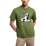 Short Sleeved Cotton Crewneck LOUIS VUITTON, зеленый - фото 6