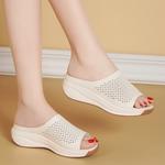 Шлепанцы женские бежевый Reivantix - фото 5